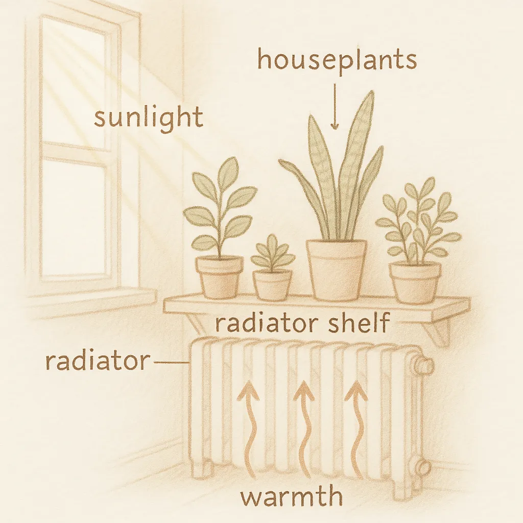 How to Turn Your Radiator Shelf into a Mini Greenhouse: A City Gardener’s Guide
